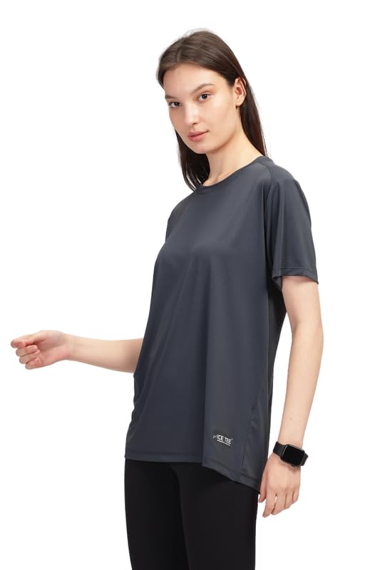 Image of BLUE TYGA Ice Tee� Comfortable T-Shirt for Women | Cool Rush Technology | Running & Casual Wear