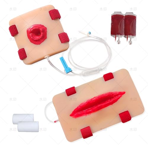 2Pcs Wound Packing Task Trainer Bleed Control Tourniquet Trainer Basic Wound Packing Trainer for Medical Education
