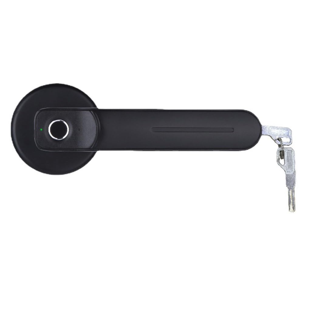 Serrure de porte intelligente haut de gamme avec lecteur d'empreinte digitale et carte-clé