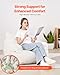 VEVOR Bean Bag Chair, 3 feet Bean Bag Chair with Soft Armrests and Storage Pocket, 25D Memory Foam Filled with Soft Teddy Velvet Cover, Bean Bag for Bedroom or Playroom, White