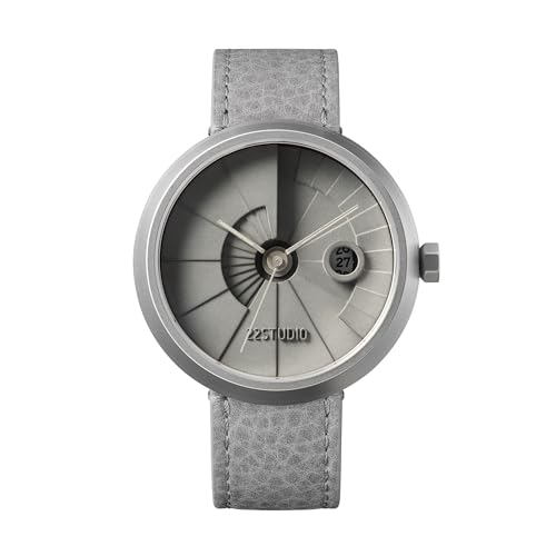 22STUDIO 4D Concrete Watch Decade Anniversary Edition | Limited Edition Luxury Watch | Premium Stainless Steel & Concrete (Concrete Grey)