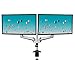 Price comparison product image Desire2 Dual Monitor Arm | 13-32-Inch Monitor Stand for Desks | Fully Adjustable Height, Swivel and Position | Reinforced Aluminium for 8kg Loads | Home Office Accessory for Workstation or Gaming PC