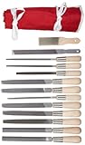 Simonds 13 Piece All Purpose Hand File Set with Handles, American Pattern
