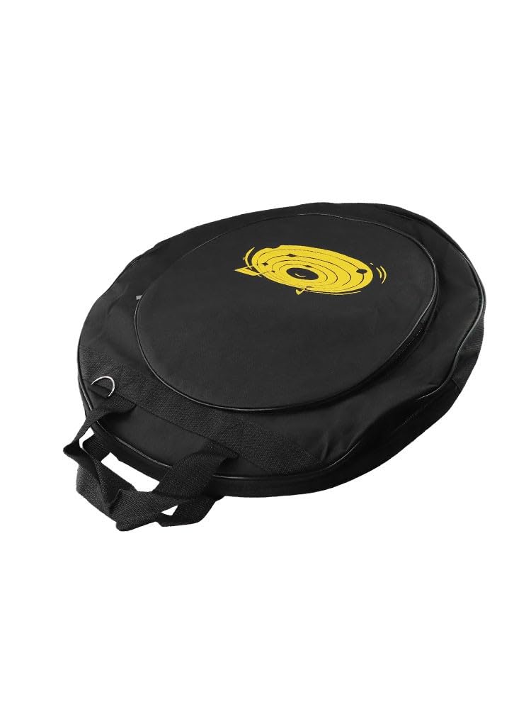 Bolsa profesional para platillos de 21.2 x 16.5 x 5.1 pulgadas, funda gruesa Oxford 600D con acolchado de esponja, almacenamiento resistente a los arañazos para platillos y accesorios