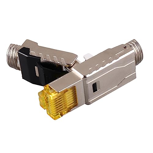 Homoyoyo Conector Blindado Para Cable Ethernet Enchufe Modular De Alta Velocidad Conector Prueba De Polvo Para Redes De Datos