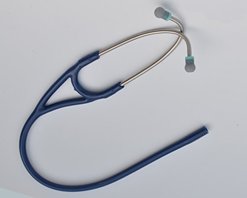 Replacement Tube (Dual Lumen binaurals) fits All Leading Brand Single-Head Cardiology Stethoscopes T72 Blue