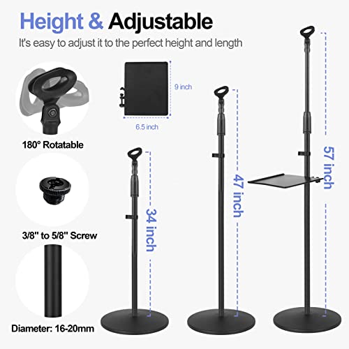 Oukmic OUK-WMS Microphone Stand, Adjustable Karaoke Mic Holder thumb #2