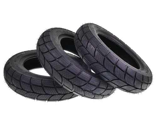 Reifen Set 3x 100/90-10 61J TL M+S kompatibel für Piaggio APE 50 Satz Winterreifen