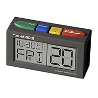 MEDCENTER Your Minder Voice Record and Alarm Replay Reminder Clock with Loud, Easy Set, Multiple 2