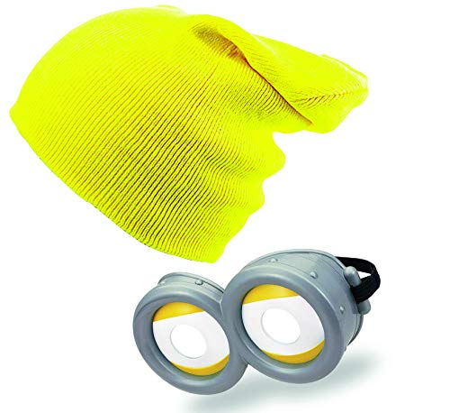 Ya en mundofriki.es: 4sold Divertido personaje de dibujos animados gafas gafas ojos - personaje amarillo Goggle Glasses- para fiestas de disfraces de carnaval de Halloween (Beanie & Goggle Set Nr 4)