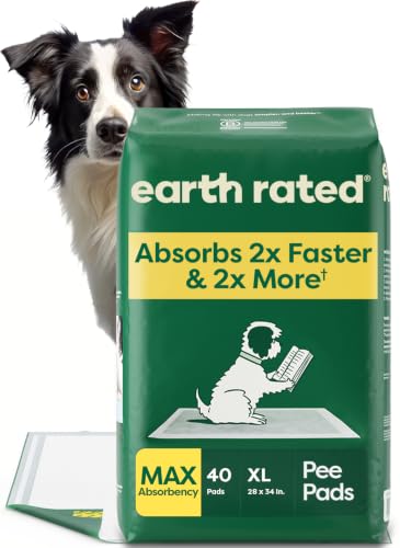 Image of XL Dog & Puppy Pee Pads, Clear View Top, Max Absorbency, 40CT