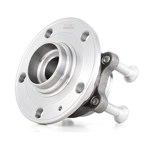 RIDEX 654W0009 Juego de cojinete de rueda Delantero, ambos lados con anillo sensor magnético incorporado con tornillos compatible con VW Golf VII Hatchback 5G1, BQ1, BE1, BE2