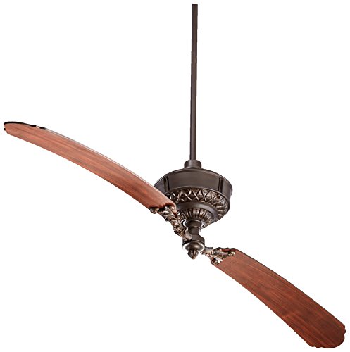 Quorum International 28682-86 Turner 2 Blade Fan, 68", Oiled Bronze