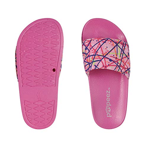 Girls Open Toe Slide Sandals3