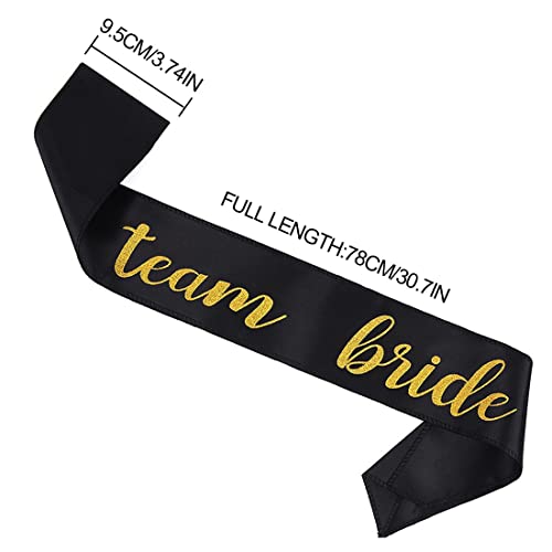 4 PCS Bride to Be Sash con,Addio al Nubilato