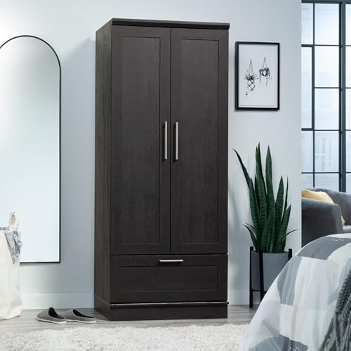 Image of Sauder HomePlus Storage Armoire, Raven Oak Finish