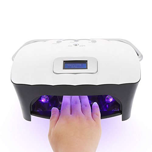 Anself Professional 54W LED UV Gel Curing Lamp Nail Dryer Machine with Handle