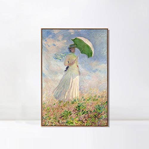 INVIN ART Framed Canvas Wall Art Study of a Figure