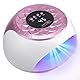 Nageltrockner UV Lampe für Gelnägel mit 4 Timer, 268W Professioneller UV Lampe Nägel Mit Digitalanzeige,UV-Nagellicht, Sensor, 57 Lampenperlen Schnell Trocknen Nagellack Härtende für Finger/Zehennagel