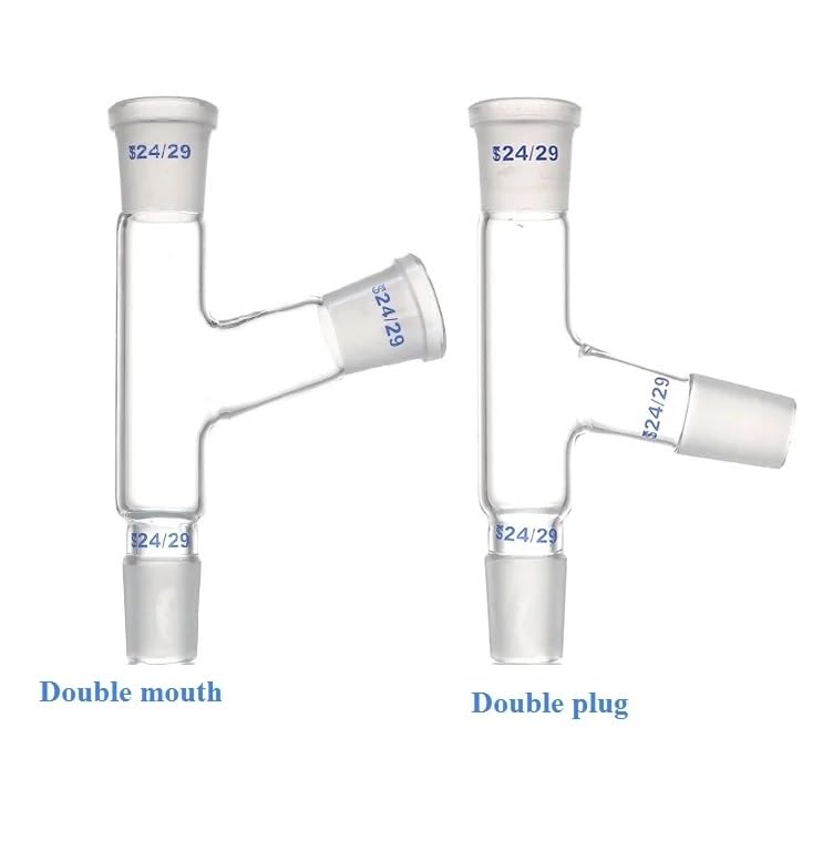 Distillation Head 75 Degrees Glassware Laboratory Adapter Connect The Flask and Distillation Tube Caliber 19 24 29mm(J-021404)
