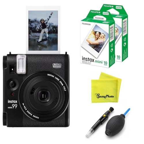 Image of Fujifilm Instax Mini 99 Instant Film Camera (Black w / 20 Film Sheets)