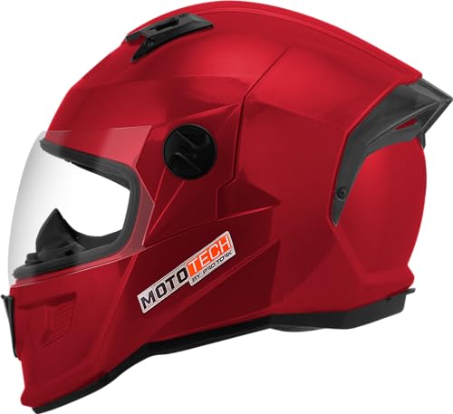 Pro Tork Capacete Fechado Stealth Moto Tech Tam.56 Pepper Red
