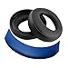 Geekria Coussinets + Bandeau Compatible avec Sony Playstation Gold Wireless/S4/PS3/PSV Or Oreillette Coussin d'oreille + Coussin de Bandeau/Combinaison de pièces de Rechange (Noir/Bleu)