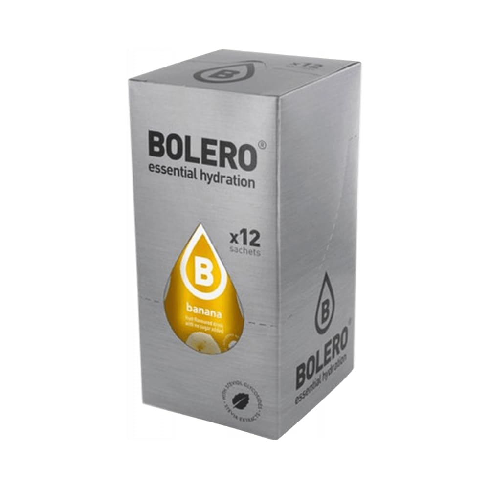 Bolero Essential Hydration Sugar Free Fruit Drink Banana 12 Sachets