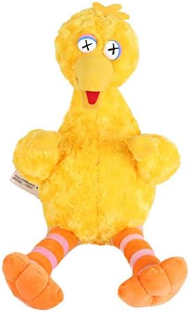 Bellagione Cartoon Character Plush Doll XX Eyes and Street Art Animated Plushies Staffed Morden Gift Pillow Buddy (Bird)