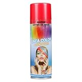 H HANSEL HOME Spray Pelo Color Temporal - Fácil de Lavar, Brillo Deslumbrante para Todo Tipo de Cabello, Rojo, 125ml x 1 unidad