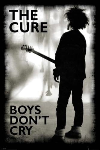Générique The Cure Boys Don't Cry Unisexe Poster Noir/Blanc Papier 61 x 91,5 cm