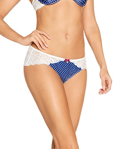 Sylvie Flirty Lingerie Baya, Boxer Femme, Bleu (Twilight Blue 3938), Small 38