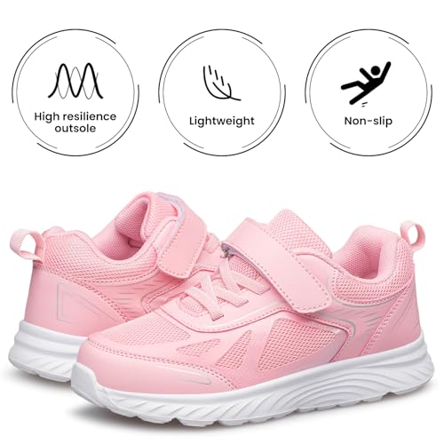 Raoendis Girls Boys Breathable Running Shoes Lightweight Kids Tennis Athletic Sport Sneakers for Toddler/Little/Big Kid2