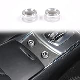 Moittellc Manopola riscaldante per sedile compatibile con Infiniti G37 2007-2013 G35 2007-2008, accessori per manopola di regolazione del riscaldamento del sedile (argento)