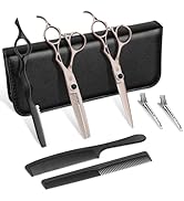 Dragon Creek Hair Cutting Thinning Scissors Set Haircut Texturizing Blending Hairdressing Shear K...