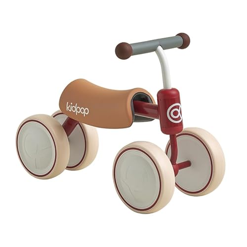 Kidpop Big BEE Baby Balance Bike for 1 Year Old Toddler Kids Ride On Toys First Birthday Gift Toddler First Bike (Red)