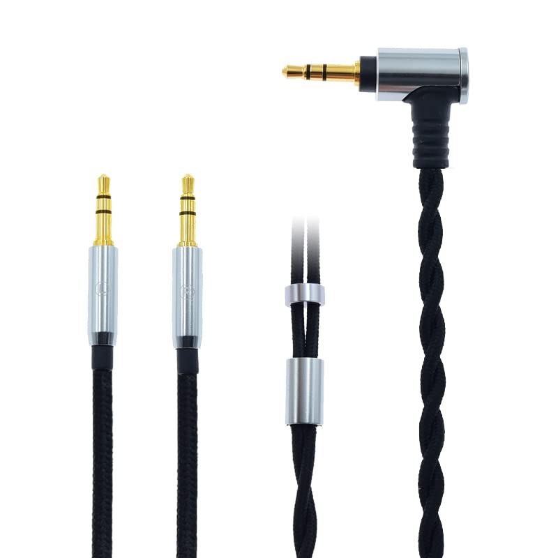 Arklove 4.4 2.5 3.5 mm 4pin 6.35 1/4 Cable Headphone Audio Cables for b8 denon d 5200 7200 9200 beyerdynamic T1 T5P Z1R HIFIMAN Ananda sundara HE400se HE560 HE6se Z7 M2(4.4mm Balanced)