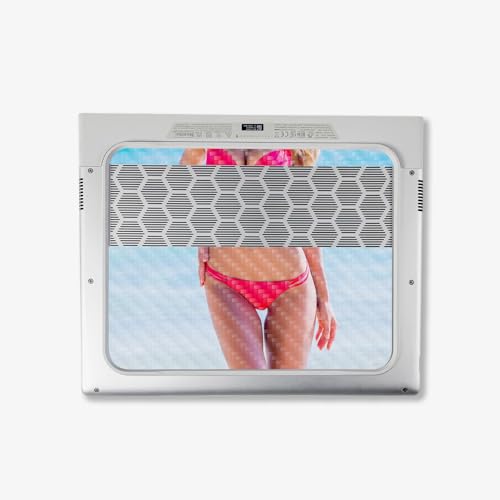 Image of MightySkins Carbon Fiber Skin Compatible with Alienware X14 R2 (2023) Full Wrap Kit - Bikini | Protective, Durable Textured Carbon Fiber Finish | Easy to Apply & Change Styles | Made in The USA