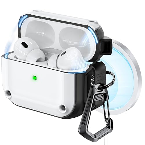 Compatibile con AirPods Pro 2 Custodia con Kit di Pulizia Potente Protezione dalle Cadute Coperchio Magnetico con AirPod Pro