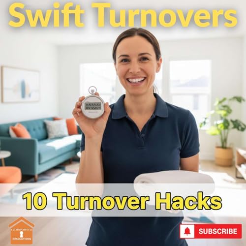 『10 Genius Turnover Hacks That Save Time & Get 5-Star Reviews-091』のカバーアート