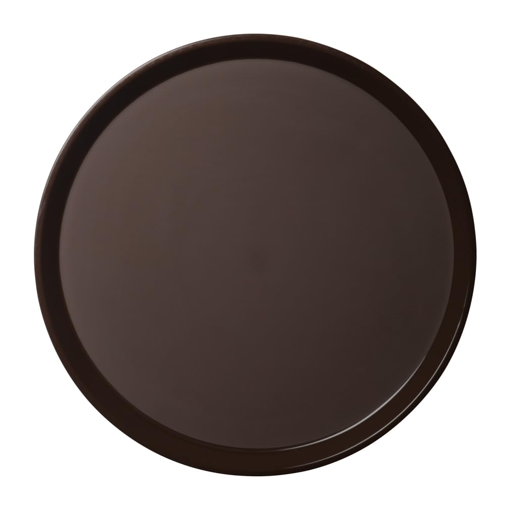 Cambro PT1600167 - Bandeja redonda (16 pulgadas, 12 unidades), color marrón