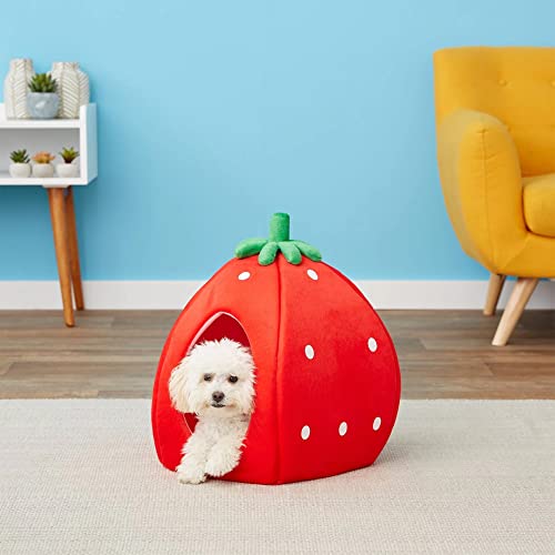 Yml Strawberry Pet Bed House, Medium, Red, (Fh016_2) #TOP6