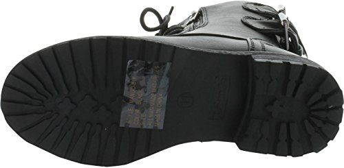 Link Mango-61K Girls Zipper Military Combat Boot4