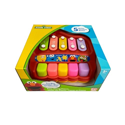 Sesame Street Play Along Piano & Xylophone - Learn to Play Piano Music Education for Kids and Preschoolers Ages 3+
