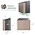 AECOJOY 4' x 6' Lean to Shed Outdoor Storage Shed, Small Metal Sheds & Outdoor Storage Clearance, Wall Side Yard Shed Outdoor Storage Cabinet Bike Shed for Garden, Backyard and Outdoor Use in Grey