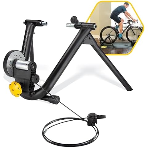 Saris Magnetic Plus Indoor Bike Trainer, Magnetic Resistance, Compatible with Zwift App… Cover
