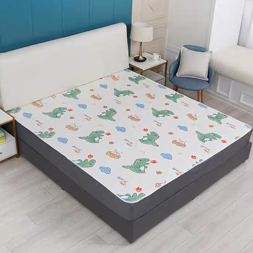 NonSlip Bed Pads for Incontinence Washable (40" x 60"), Soft 4Layer Large Reusable