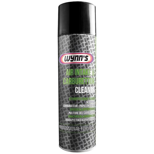 Wynns Air Intake & Carburettor Cleaner - Powerful Solvent Formula for Deep Cleaning - Removes Gum Lacquer & Deposits - Strong Jet Spray for Maximum Cleaning - 500ml