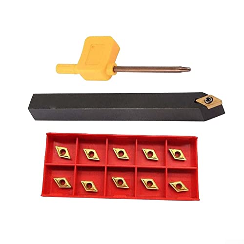 ARMYJY 1 x Bohrstangenhalter SDNCN1010H07 + 10 x Hartmetall-Einsatz-Drehwerkzeuge für Halbbearbeitung und Veredelung Cover