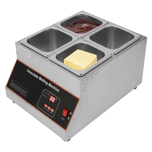 Chocolate Melting Pot Máquina para Derretir Chocolate 4 Ollas